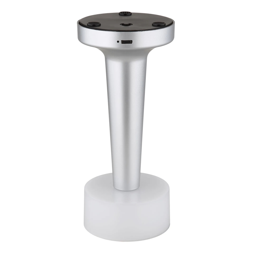 Globo - LED Hämardatav puutetundlik laualamp LED/1W/3,7V 2700K/4000K/6500K 800 mAh USB matt kroom