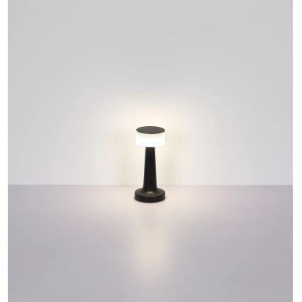 Globo - LED Hämardatav puutetundlik laualamp LED/1W/3,7V 2700K/4000K/6500K 800 mAh USB must