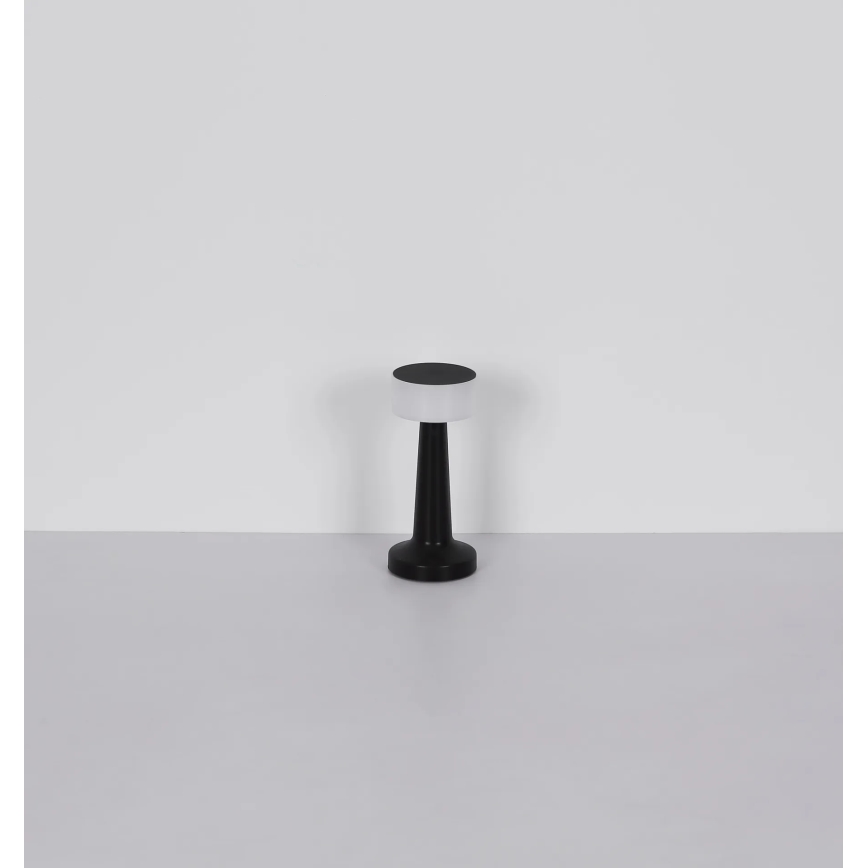 Globo - LED reguleeritav puutetundlik lauavalgusti LED/1W/3,7V 2700K/4000K/6500K 800 mAh USB must