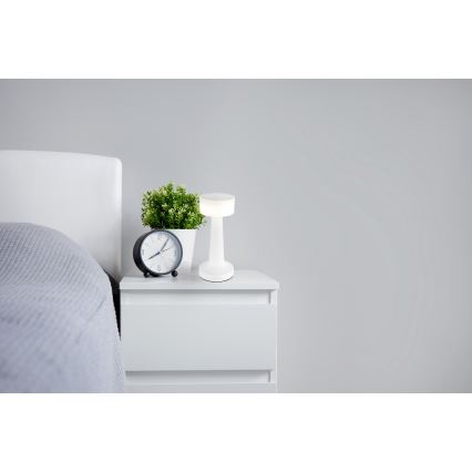 Globo - LED Hämardatav puutetundlik laualamp LED/1W/3,7V 2700K/4000K/6500K 800 mAh USB valge