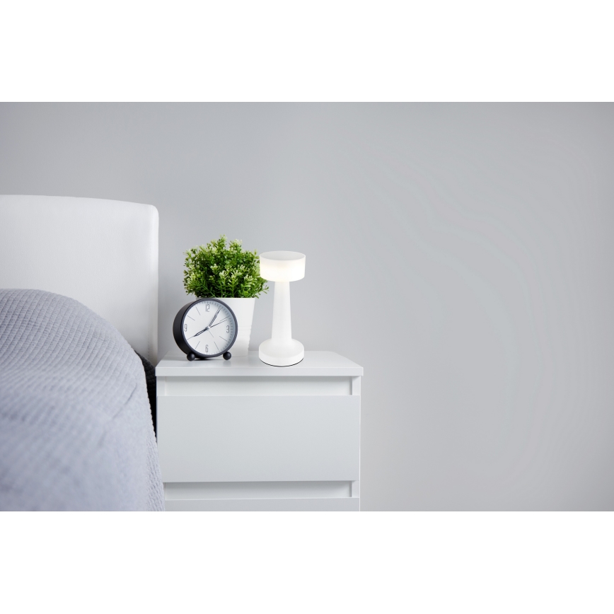 Globo - LED Hämardatav puutetundlik laualamp LED/1W/3,7V 2700K/4000K/6500K 800 mAh USB valge