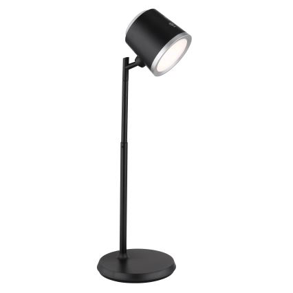 Globo - LED Hämardatav puutetundlik laualamp 4-ühes LED/6W/3,7V 3000K/4000K/6500K 1500 mAh USB must