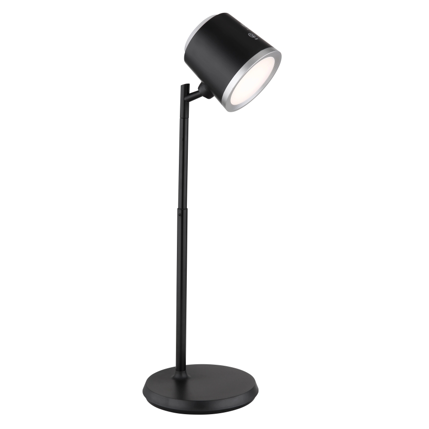 Globo - LED Hämardatav puutetundlik laualamp 4-ühes LED/6W/3,7V 3000K/4000K/6500K 1500 mAh USB must