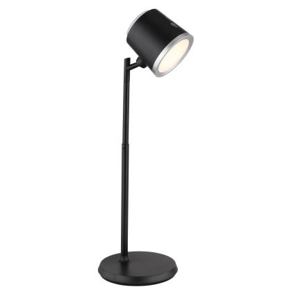 Globo - LED Hämardatav puutetundlik laualamp 4-ühes LED/6W/3,7V 3000K/4000K/6500K 1500 mAh USB must