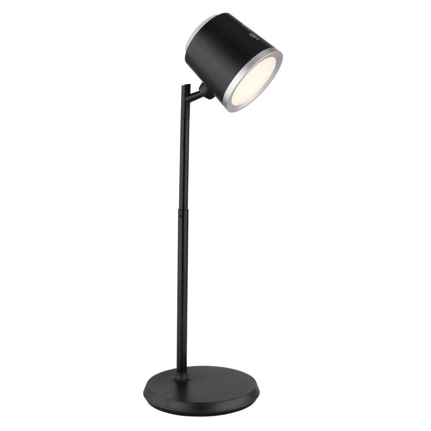 Globo - LED Hämardatav puutetundlik laualamp 4-ühes LED/6W/3,7V 3000K/4000K/6500K 1500 mAh USB must