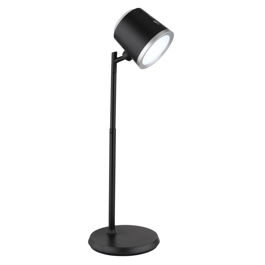 Globo - LED Hämardatav puutetundlik laualamp 4-ühes LED/6W/3,7V 3000K/4000K/6500K 1500 mAh USB must