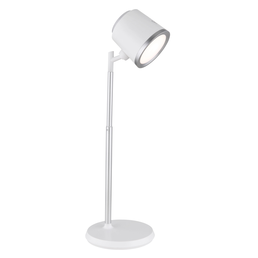 Globo - LED Hämardatav puutetundlik laualamp 4-ühes LED/6W/3,7V 3000K/4000K/6500K 1500 mAh USB valge
