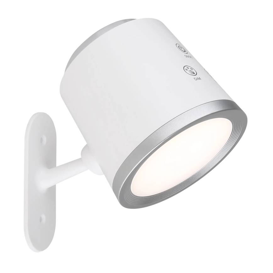 Globo - LED Hämardatav puutetundlik laualamp 4-ühes LED/6W/3,7V 3000K/4000K/6500K 1500 mAh USB valge