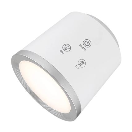 Globo - LED Hämardatav puutetundlik laualamp 4-ühes LED/6W/3,7V 3000K/4000K/6500K 1500 mAh USB valge