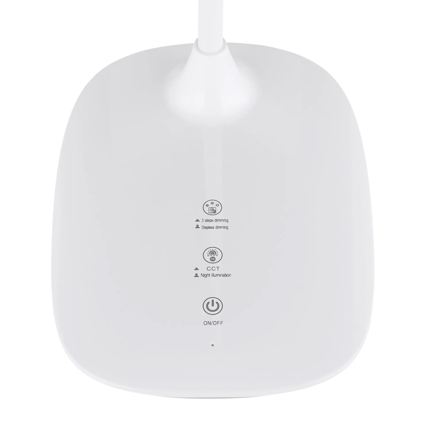 Globo - LED Hämardatav puutetundlik laualamp LED/9W/230V 3000K/4000K/6500K CRI 90 valge