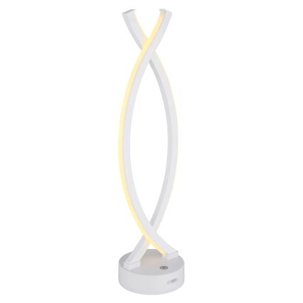 Globo - LED Hämardatav puutetundlik laualamp LED/1W/3,7V 3000K 1800 mAh USB valge