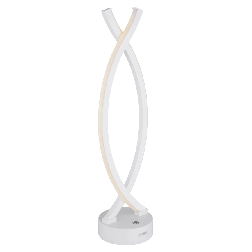 Globo - LED Hämardatav puutetundlik laualamp LED/1W/3,7V 3000K 1800 mAh USB valge