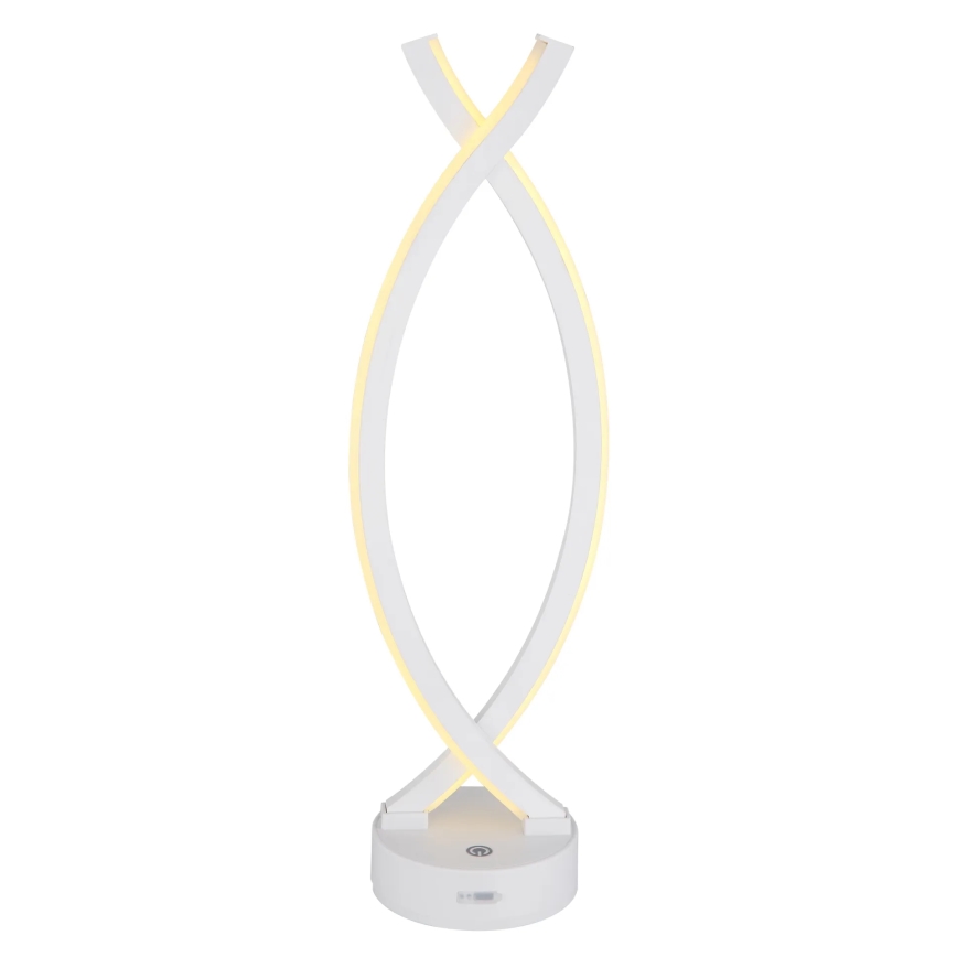 Globo - LED Hämardatav puutetundlik laualamp LED/1W/3,7V 3000K 1800 mAh USB valge
