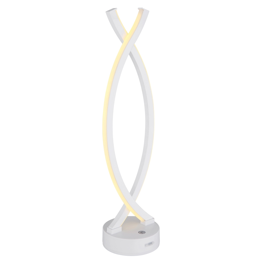 Globo - LED reguleeritav puutetundlik lauavalgusti LED/1W/3,7V 3000K 1800 mAh USB valge