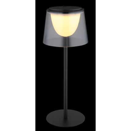 Globo - LED Hämardatav puutetundlik väli laualamp LED/1,8W/5V IP44 1800 mAh must/suitsune