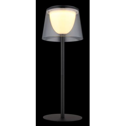 Globo - LED Hämardatav puutetundlik väli laualamp LED/1,8W/5V IP44 1800 mAh must/suitsune