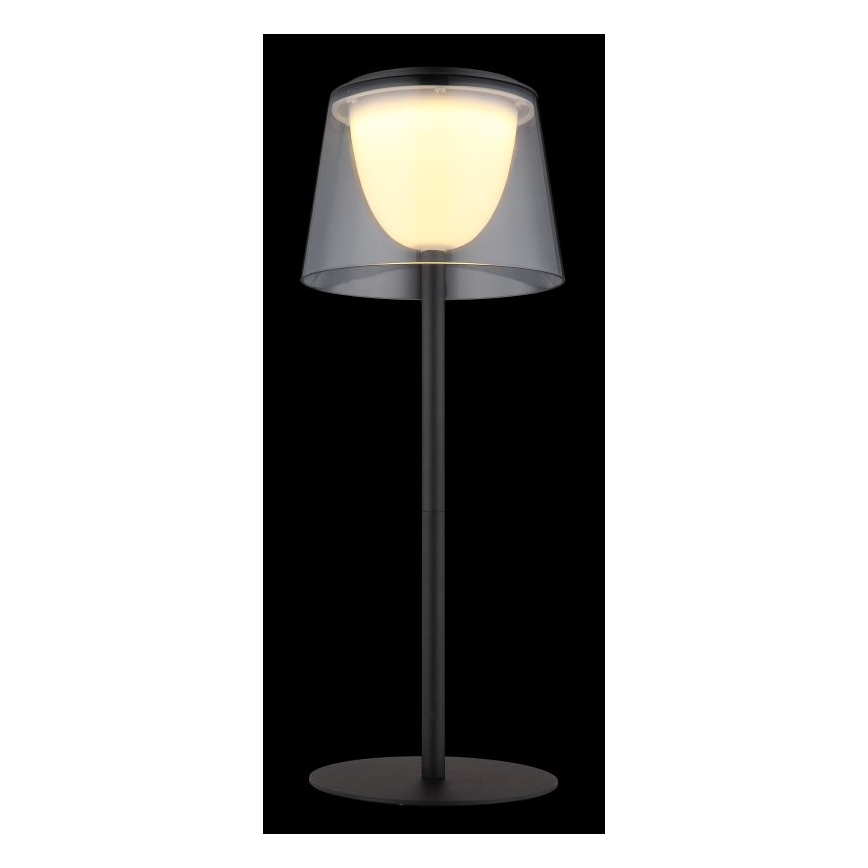 Globo - LED Hämardatav puutetundlik väli laualamp LED/1,8W/5V IP44 1800 mAh must/suitsune