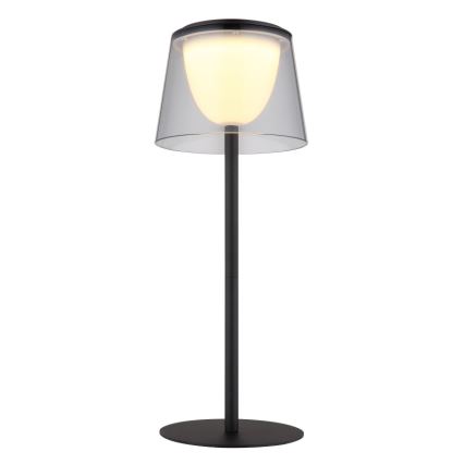 Globo - LED Hämardatav puutetundlik väli laualamp LED/1,8W/5V IP44 1800 mAh must/suitsune