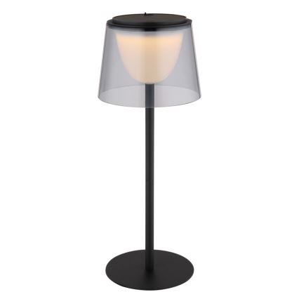 Globo - LED Hämardatav puutetundlik väli laualamp LED/1,8W/5V IP44 1800 mAh must/suitsune