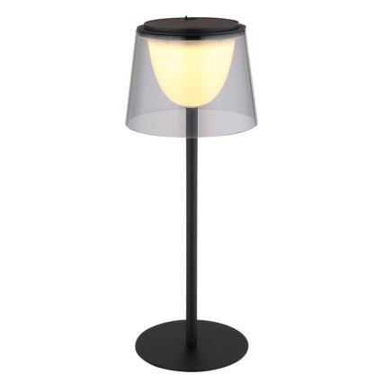 Globo - LED Hämardatav puutetundlik väli laualamp LED/1,8W/5V IP44 1800 mAh must/suitsune