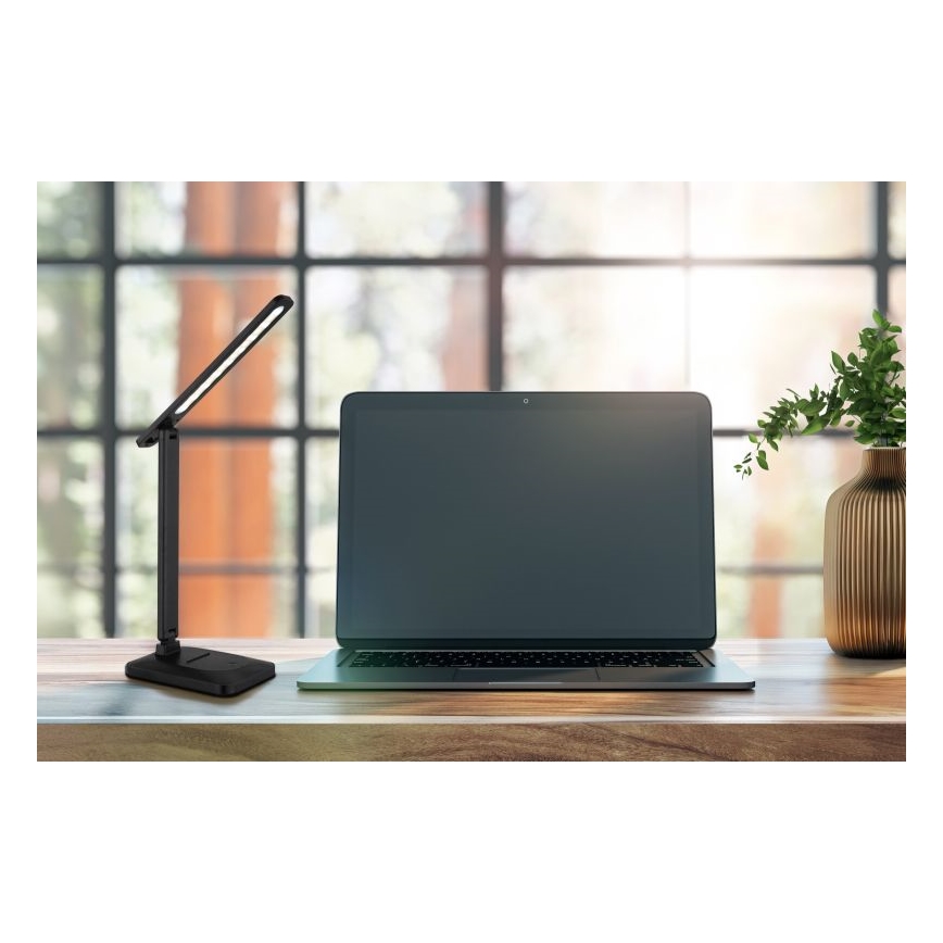 Globo - LED Hämardatav puutetundlik laualamp LED/3W/5V 2800/4000/6500K 1800 mAh must
