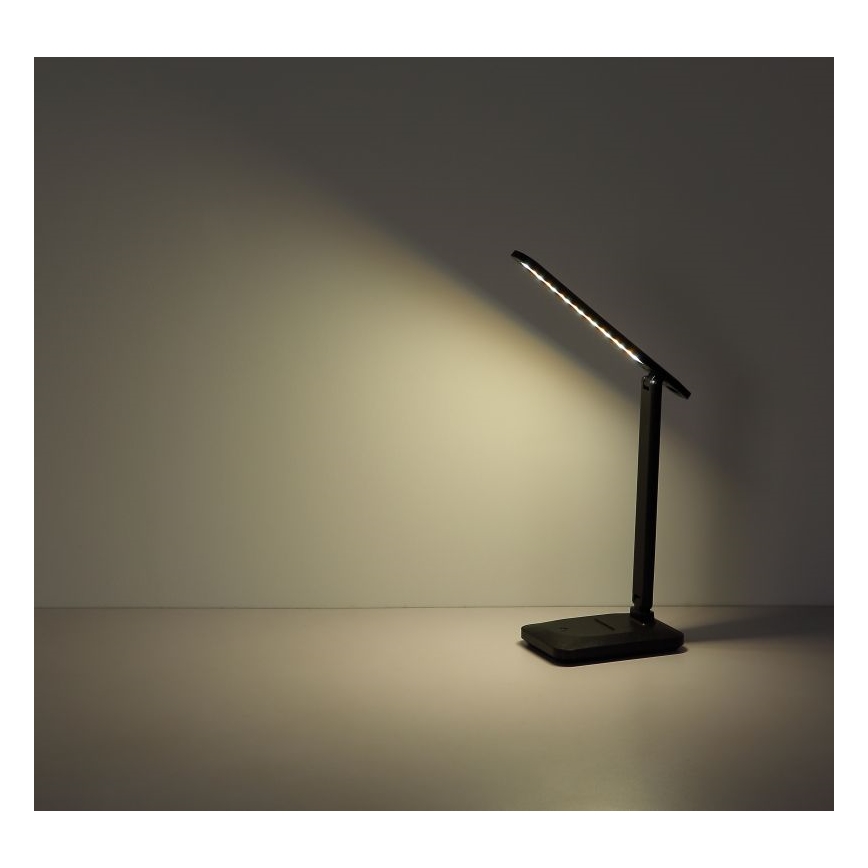 Globo - LED Hämardatav puutetundlik laualamp LED/3W/5V 2800/4000/6500K 1800 mAh must