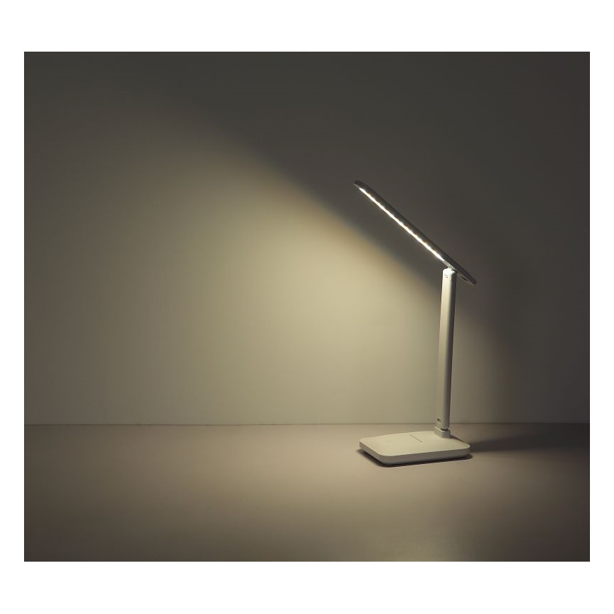 Globo - LED Hämardatav puutetundlik laetav laualamp LED/3W/5V 2800/4000/6500K 1800 mAh valge
