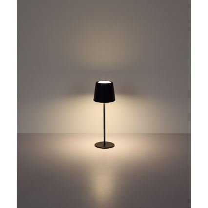 Globo - LED Hämardatav väli puutetundlik Laualamp LED/2W/5V 3000/4000/6000K 2200 mAh IP44 must