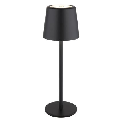 Globo - LED Hämardatav väli puutetundlik Laualamp LED/2W/5V 3000/4000/6000K 2200 mAh IP44 must
