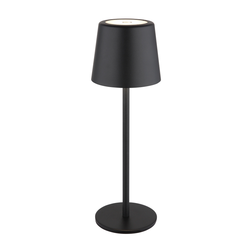 Globo - LED Hämardatav väli puutetundlik Laualamp LED/2W/5V 3000/4000/6000K 2200 mAh IP44 must