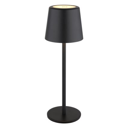 Globo - LED Hämardatav väli puutetundlik Laualamp LED/2W/5V 3000/4000/6000K 2200 mAh IP44 must