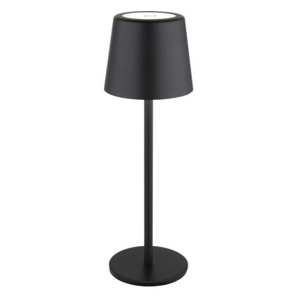 Globo - LED Hämardatav väli puutetundlik Laualamp LED/2W/5V 3000/4000/6000K 2200 mAh IP44 must