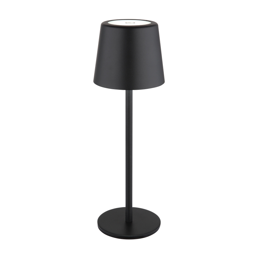 Globo - LED Hämardatav väli puutetundlik Laualamp LED/2W/5V 3000/4000/6000K 2200 mAh IP44 must