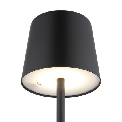 Globo - LED Hämardatav väli puutetundlik Laualamp LED/2W/5V 3000/4000/6000K 2200 mAh IP44 must
