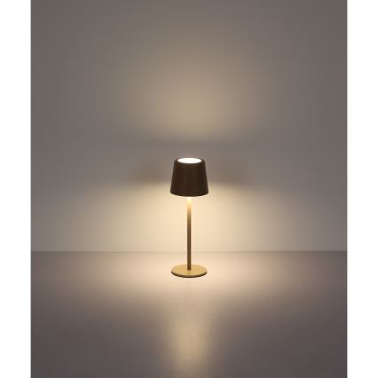 Globo - LED Hämardatav väli puutetundlik Laualamp LED/2W/5V 3000/4000/6000K 2200 mAh IP44 kreemikas