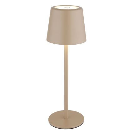 Globo - LED Hämardatav väli puutetundlik Laualamp LED/2W/5V 3000/4000/6000K 2200 mAh IP44 kreemikas