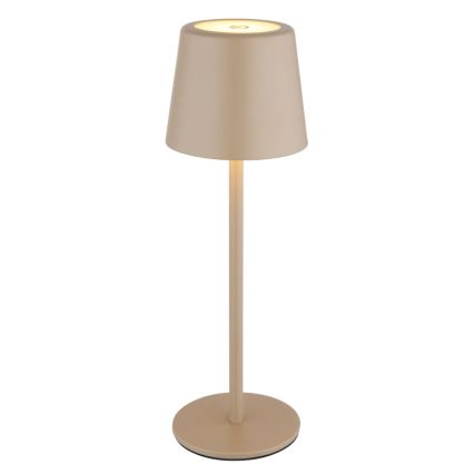 Globo - LED Hämardatav väli puutetundlik Laualamp LED/2W/5V 3000/4000/6000K 2200 mAh IP44 kreemikas