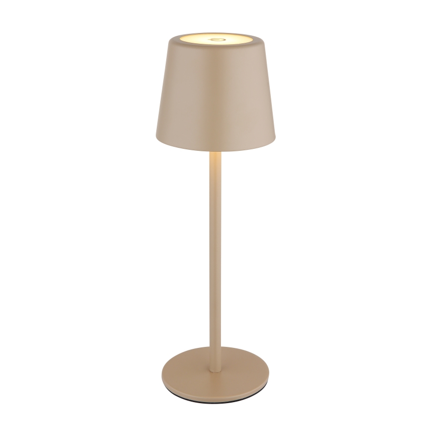 Globo - LED Hämardatav väli puutetundlik Laualamp LED/2W/5V 3000/4000/6000K 2200 mAh IP44 kreemikas