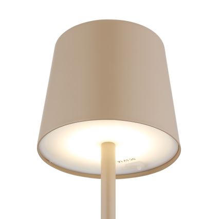 Globo - LED Hämardatav väli puutetundlik Laualamp LED/2W/5V 3000/4000/6000K 2200 mAh IP44 kreemikas