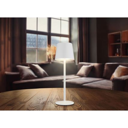 Globo - LED Hämardatav väli puutetundlik Laualamp LED/2W/5V 3000/4000/6000K 2200 mAh IP44 valge