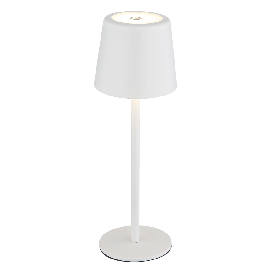 Globo - LED Hämardatav väli puutetundlik Laualamp LED/2W/5V 3000/4000/6000K 2200 mAh IP44 valge