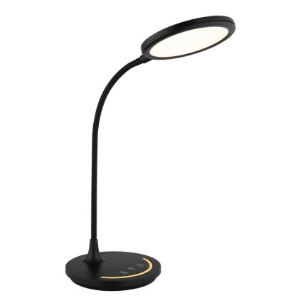 Globo - LED Hämardatav paindlik puutetundlik Laualamp LED/12W/230V 3000/4000/6500K CRI 90 must