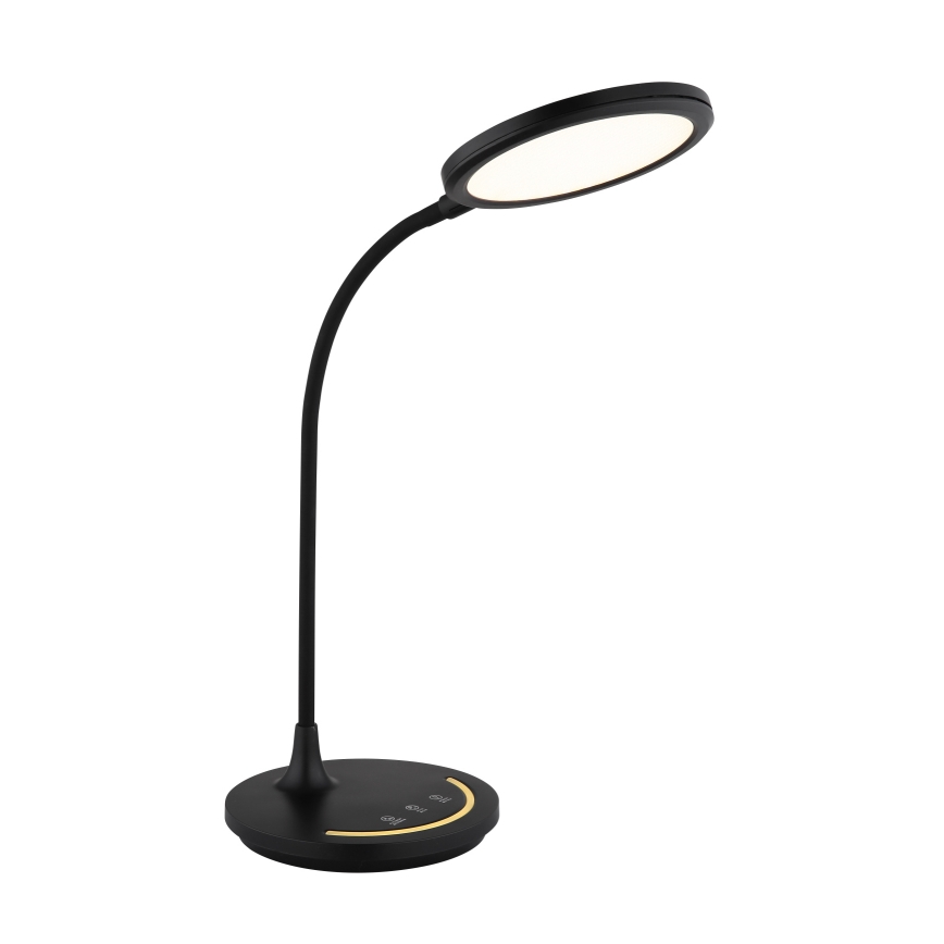 Globo - LED Hämardatav paindlik puutetundlik Laualamp LED/12W/230V 3000/4000/6500K CRI 90 must