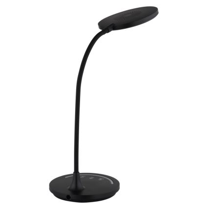 Globo - LED Hämardatav paindlik puutetundlik Laualamp LED/12W/230V 3000/4000/6500K CRI 90 must