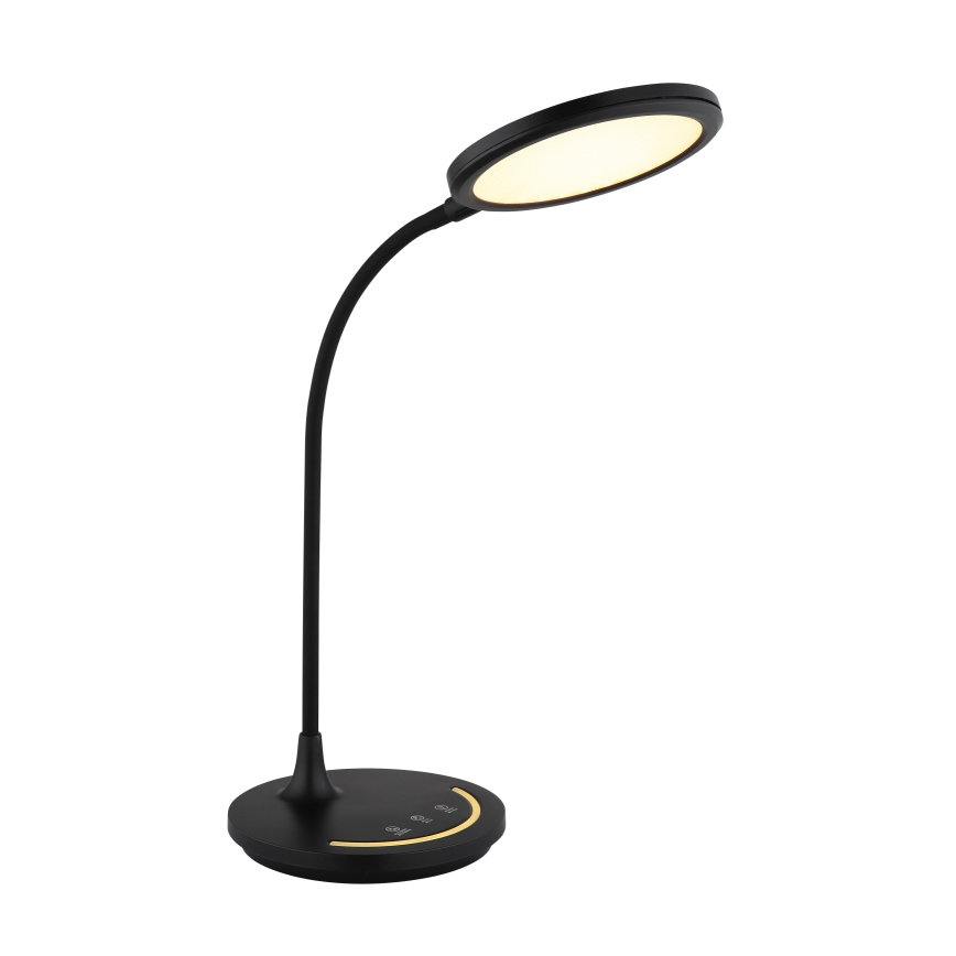 Globo - LED Hämardatav paindlik puutetundlik Laualamp LED/12W/230V 3000/4000/6500K CRI 90 must