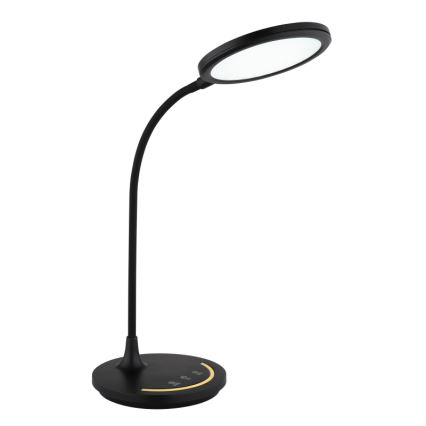 Globo - LED Hämardatav paindlik puutetundlik Laualamp LED/12W/230V 3000/4000/6500K CRI 90 must