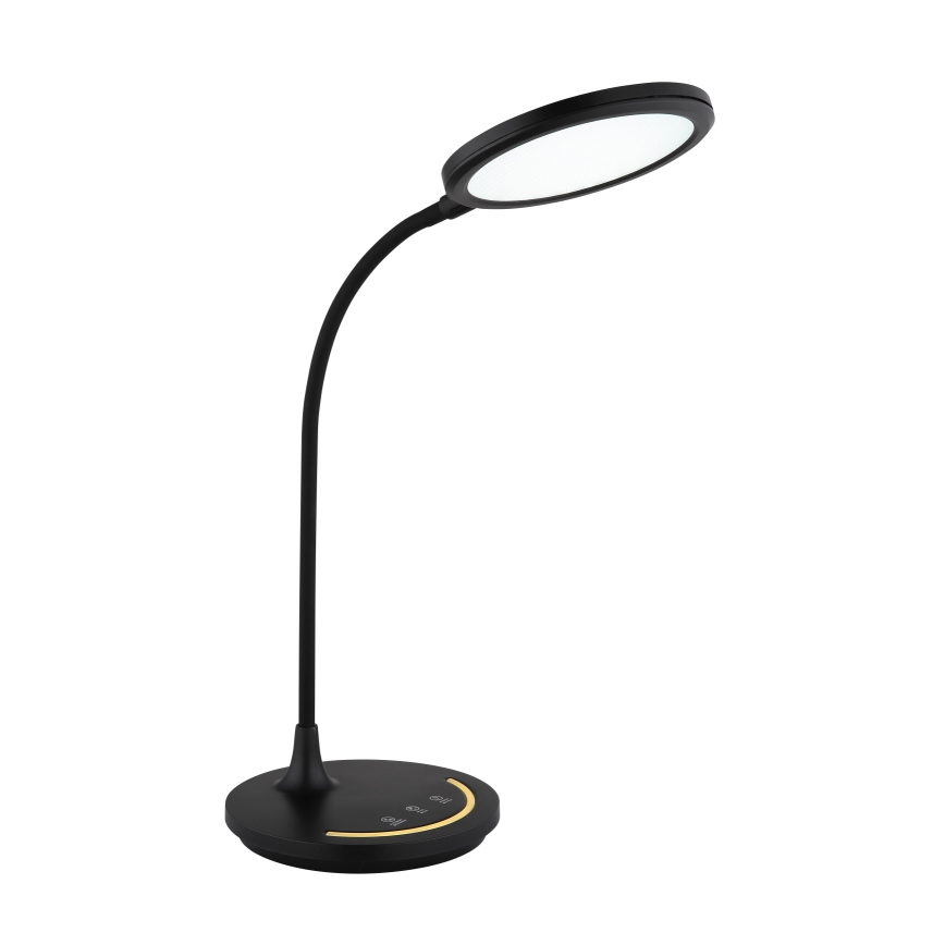 Globo - LED Hämardatav paindlik puutetundlik Laualamp LED/12W/230V 3000/4000/6500K CRI 90 must
