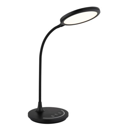 Globo - LED Hämardatav paindlik puutetundlik Laualamp LED/12W/230V 3000/4000/6500K CRI 90 must