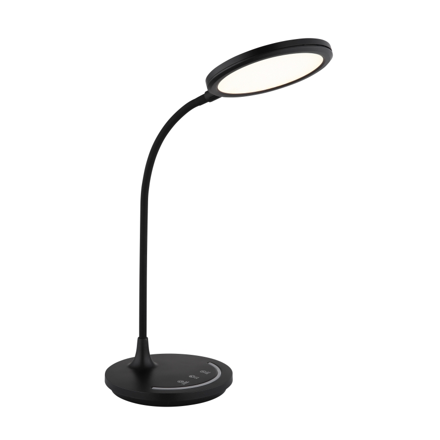 Globo - LED Hämardatav paindlik puutetundlik Laualamp LED/12W/230V 3000/4000/6500K CRI 90 must