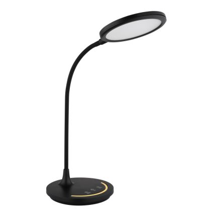 Globo - LED Hämardatav paindlik puutetundlik Laualamp LED/12W/230V 3000/4000/6500K CRI 90 must